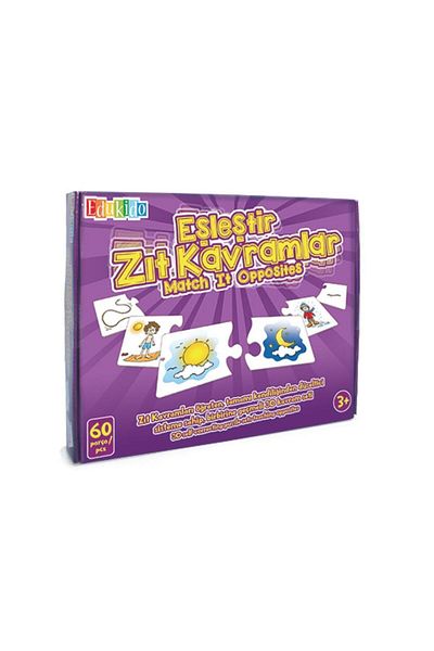 NEZADE STORE Edu-1012 Match Opposite Concepts -Chiva