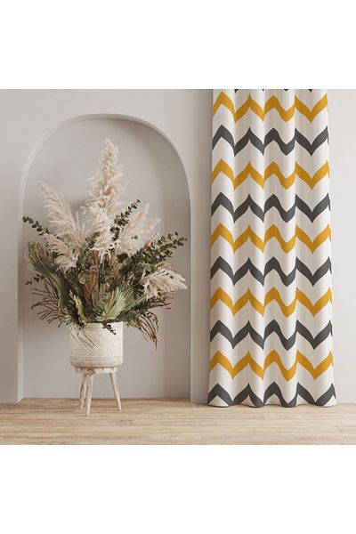 stellahomes Special Design Decorative Background Curtain 140X260 cm Single Wing