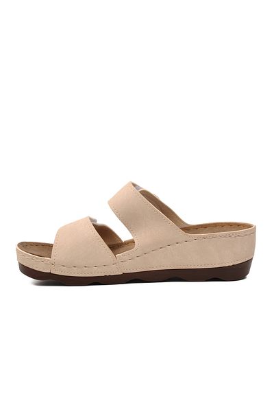 Aspor Beige Women's Slippers