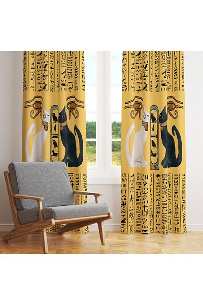 stellahomes Special Design Decorative Background Curtain 140X260 cm Single Wing