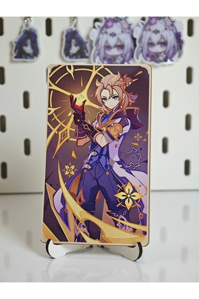 Yenaplanner بطاقة جينشين ألبيدو المعدنية القابلة للجمع (قطعة واحدة)