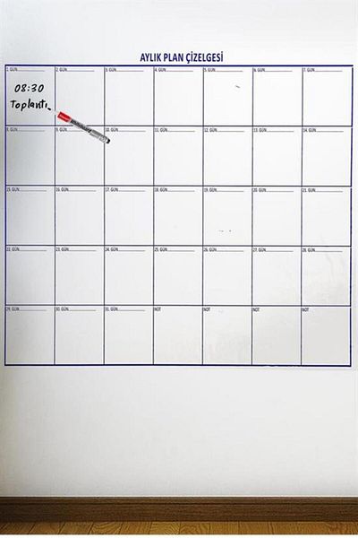 Emperium Monthly Planner Magnetic Wall Sticker Calendar Plan Schedule (5122)