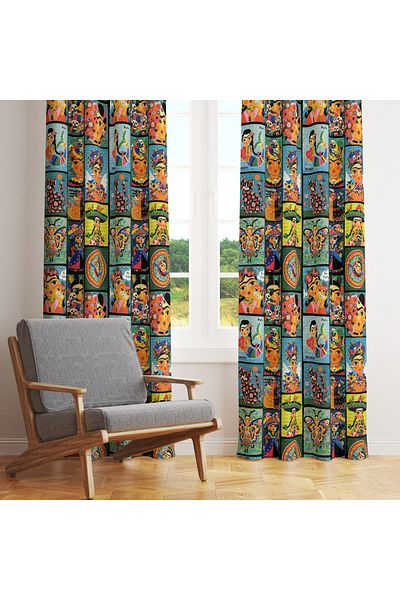 stellahomes Special Design Decorative Background Curtain 140X260 cm Single Wing