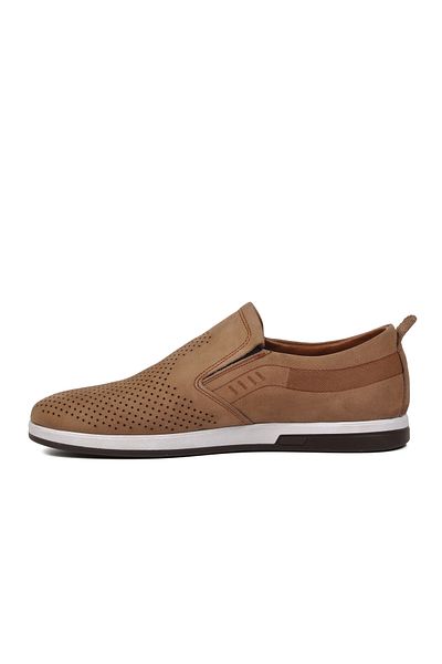 Aspor Sand Beige Nubuck Men's Casual Shoes