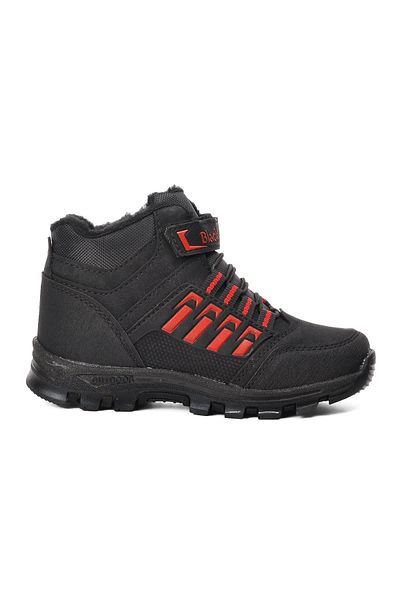 Aspor Black Red Kids Boots