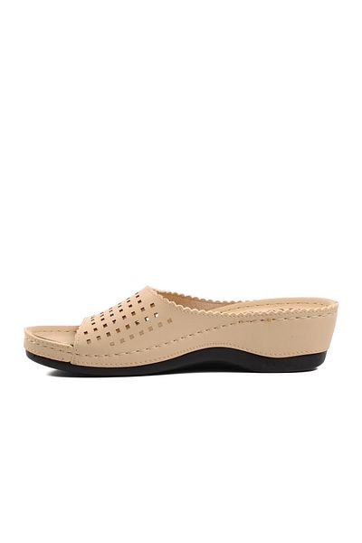 Aspor Beige Women's Slippers