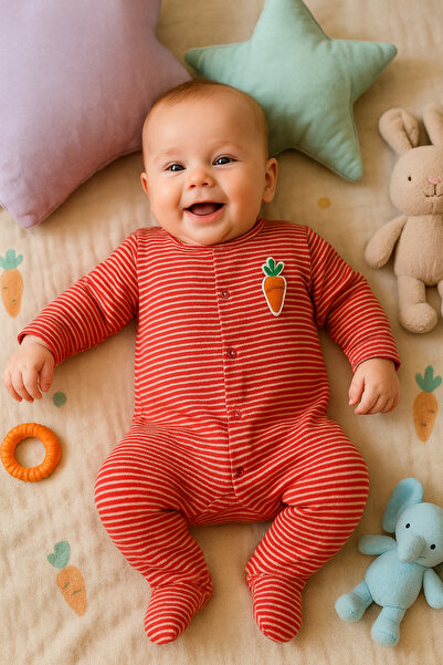 cimcim baby Carrot Baby Jumpsuit