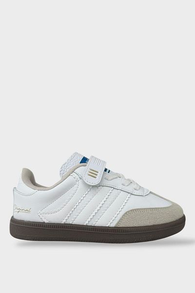 Liger Unisex Velcro Laced Children's Sports Shoes White