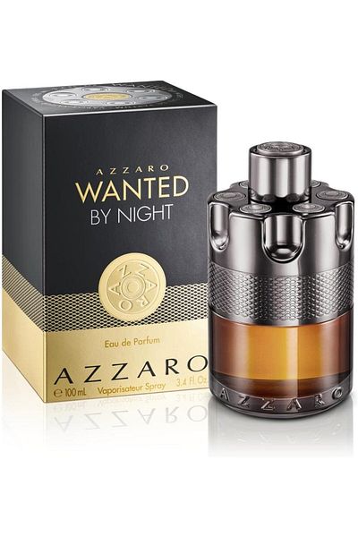 Azzaro Wanted By Night Eau de Parfum for Men, 100 ml