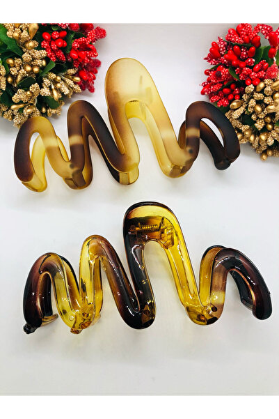 İnDerin Francuski dizajn, valoviti mat i sjajni set od 2 kopče za kosu, uveze...