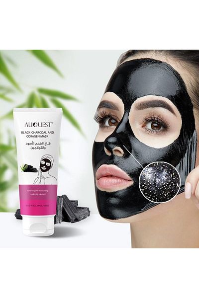 Auquest Black Charcoal and Collagen Mask for Women by Auquest, 100 ml