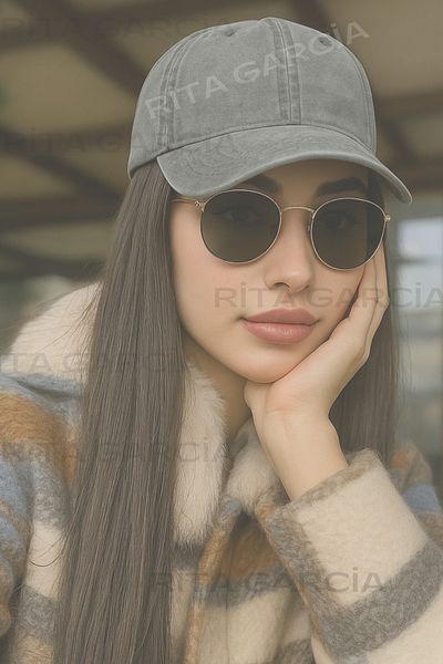 Ritagarcia Unisex Washed Vintage Gray Cap Hat