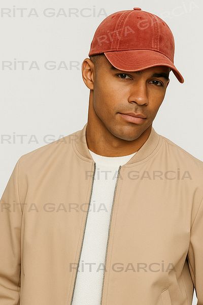 Ritagarcia Unisex Washable Vintage Orange Cap Hat