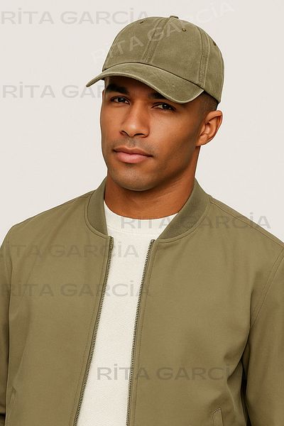 Ritagarcia Unisex Washable Vintage Χακί Καπέλο