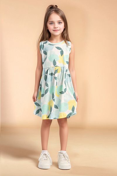Soweto Rochie pentru fetiță, fără mâneci, 100% bumbac