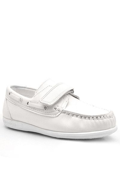 Rakerplus Pantofi tineri pentru bărbați casual Feniks alb cu velcro