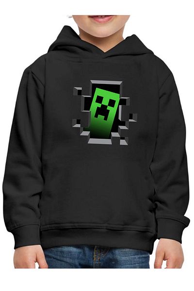 makiteks Φούτερ με κουκούλα Hoodie - ανδρικά ρούχα εποχής 5-12 ετών / Minecraft & Brawlstars αντιπροσωπεύουν