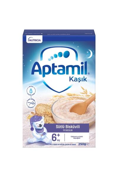 Aptamil Sütlü Bisküvili Tahıl Bazlı Kaşık Maması 250 G 6-36 Ay