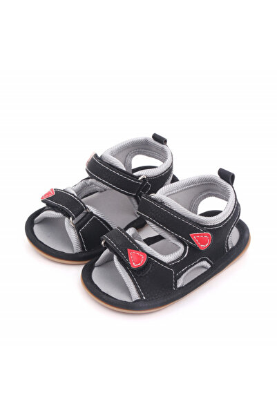 Pure Boutique Sandalute negre cu barete ajustabile