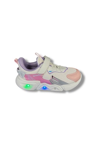 İdeal Cool Ruby Booties Girl's Mesh Banded Lighted Patterned Daily Comfortable Sports Shoes