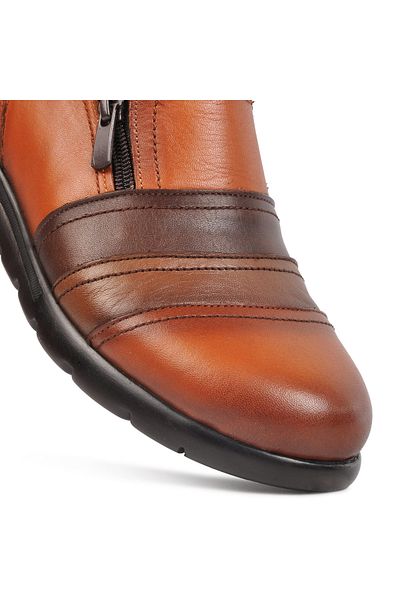 Aspor Tan Women's Flat Comfortable Casual Shoes
