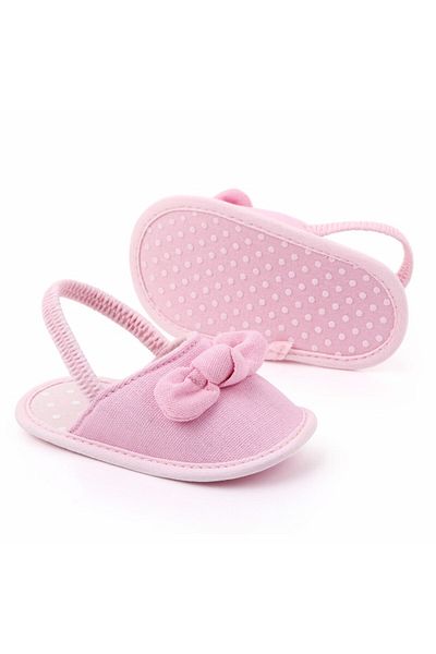 Superbaby Sandalute roz inchise in fata - Fundita