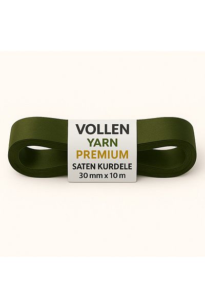 vollen yarn 30 mm 10 Mt Satin Ribbon