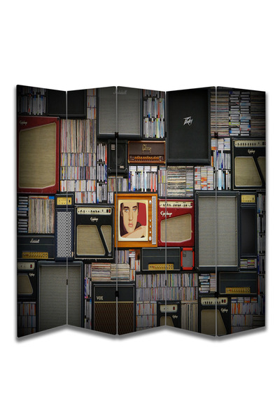 dbsanat Retro Özel Tasarım Paravan Room Divider 180 x 200 cm