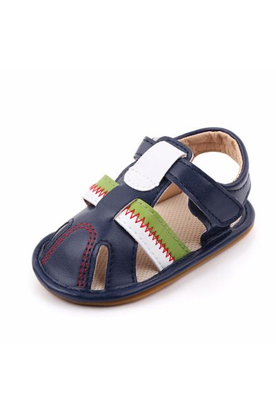 Superbaby Sandalute bleumarine cu barete pentru baietei