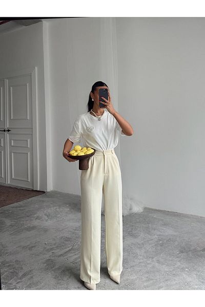 mydukkan.co My Palazzo Fabric Trousers
