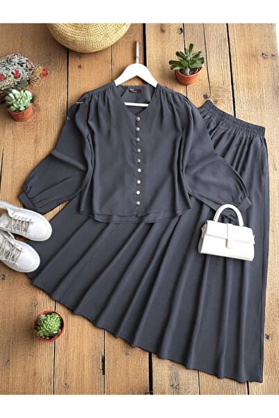 Genel Markalar ŞAHİN SIRALI DÜĞMELİ ETEKLİ İKİLİ TAKIM 1626