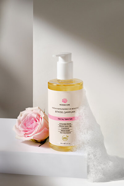 Rose and Cure Yoğun Nemlendirici ve Besleyici Bitkisel Şampuan 350 ml