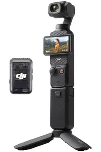 DJI Osmo Pocket 3 Creator Combo, Vlogging Camera with 1'' CMOS & 4K/120fps Video, 3-Axis Stabilizati