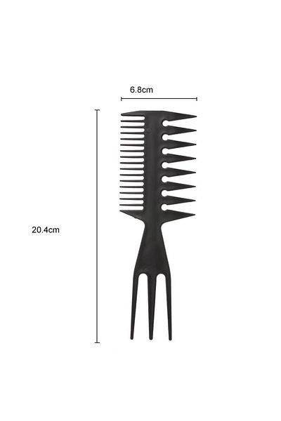 Transformacion Wide Tooth Hair Styling Comb with 3 Models - Hair Parting Comb Style and Wax Comb 716458