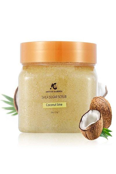 real beauty Ametis Garden Shea Sugar Scrub with Coconut and Lemon