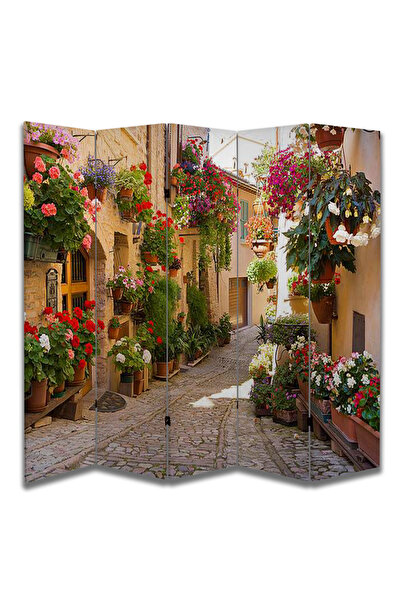 dbsanat Şehir Temalı Özel Tasarım Paravan Room Divider 180 x 200 cm