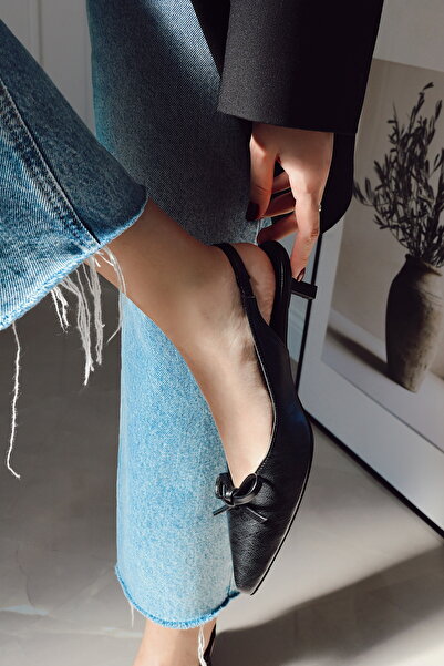 POLKA STORE Pružná špičatá mašlička Krátké kočičí podpatky Pohodlné stylové dámské boty