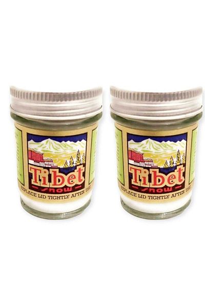 tibet Tibet Ice Cream for the prevention of roughness, cracking and redness of the skin, 50g, assorted colors, 2 pieces