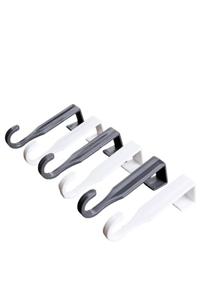 iselahome Plastic Multi-Purpose Hanger - Towel and Ebise Hanger 12 Pieces