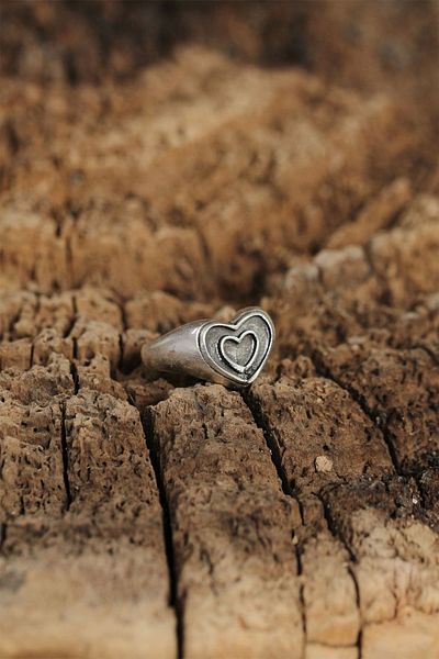 Clariss Authentic Heart Design Adjustable Women's Ring