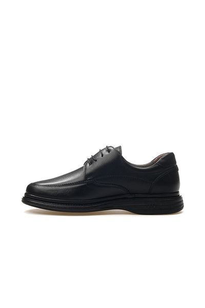 Pierre Cardin Men's Genuine Leather Orthopedic Plate Casual Shoes 25Y 146208 -B m Black