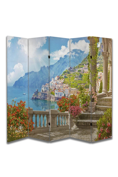 dbsanat Manzara Temalı Özel Tasarım Paravan Room Divider 180 x 200 cm