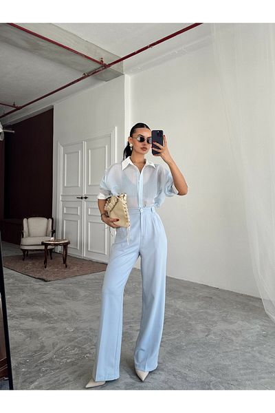 mydukkan.co My Palazzo Fabric Trousers