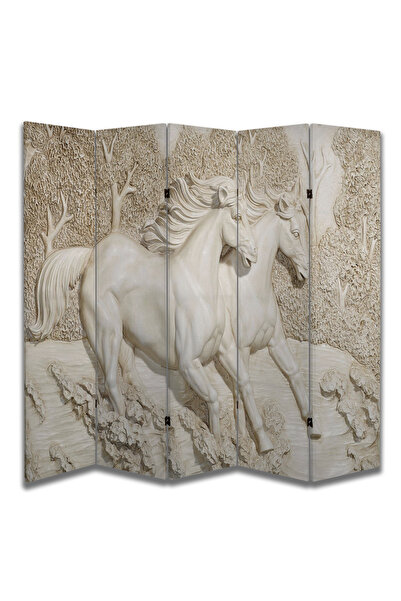 dbsanat At Temalı Özel Tasarım Paravan Room Divider 180 x 200 cm