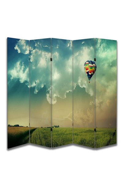 dbsanat Gökyüzü Temalı Özel Tasarım Paravan Room Divider 180 x 200 cm