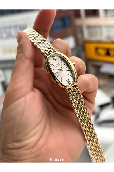 FERRO Stylish Box, Yellow, Steel Cord, Oval Case, Special Series Women's Wristwatch Bracelet Gift
