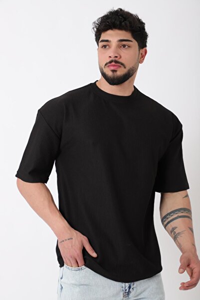 Stilkombin Ριγέ μπλουζάκι με λαιμόκοψη μεγάλου μεγέθους STU-2452_30463