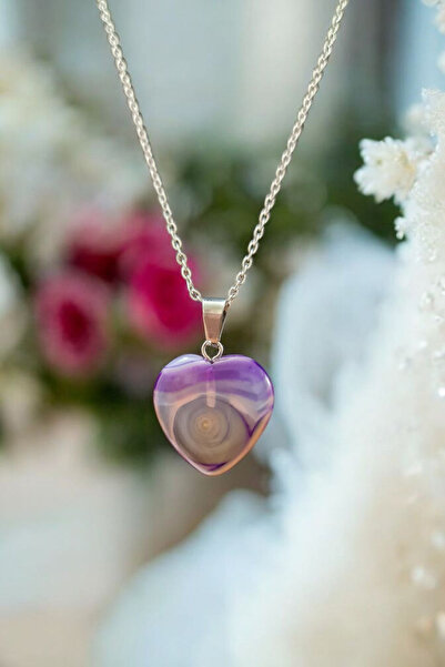 La'Vanti Designs Mor Akik Anksiyete Doğaltaş Kapl Sağlık Nazar Kısmet 925 Aya...