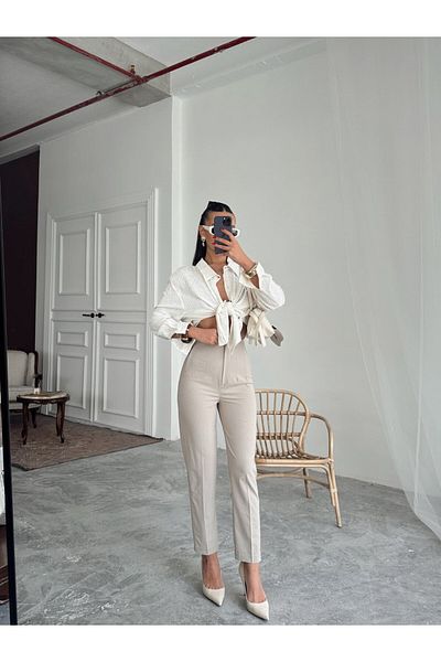 mydukkan.co Polyviscose Trousers with Pens
