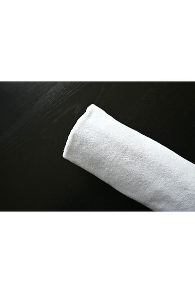 Sermio Large Size Bath Shower Towel White 100% Cotton